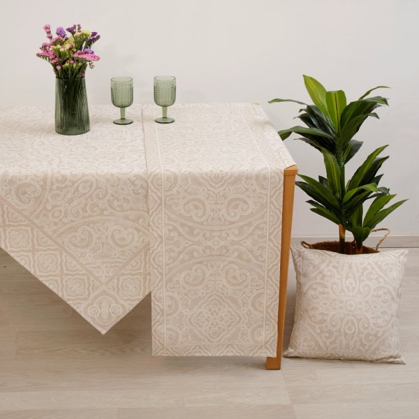 Σετ Σεμέν + Πετσετάκια (3τμχ) Capri Beige Dimeco