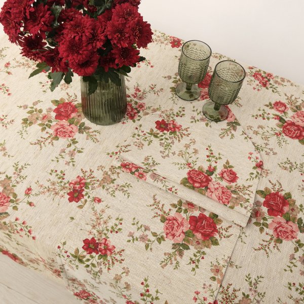 Τραπεζομάντηλο (135x135) 8150 Red Dimeco