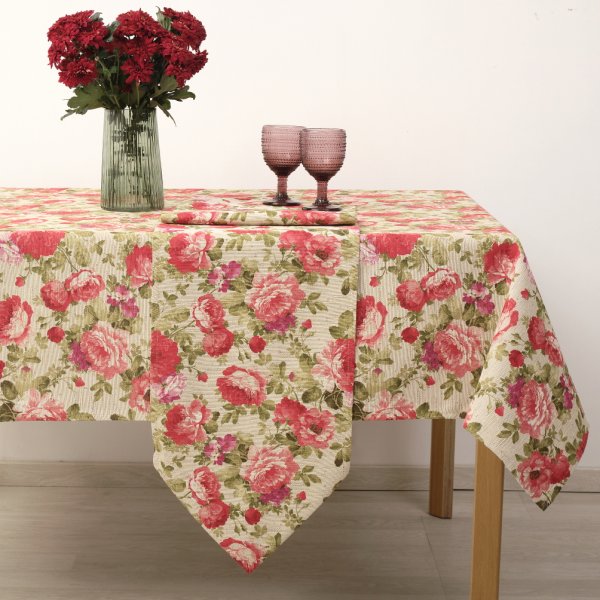 Τραπεζομάντηλο (135x135) 8160 Red Dimeco