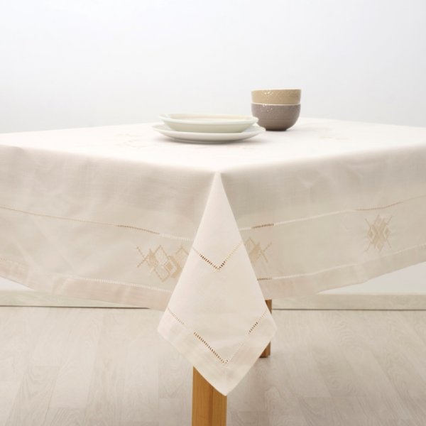 Τραπεζομάντηλο (140x140) 32960 Ecru Dimeco