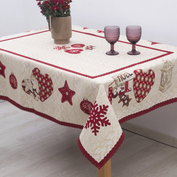 Χριστουγεννιάτικο Τραπεζομάντηλο (140x180) 8921 Dimeco