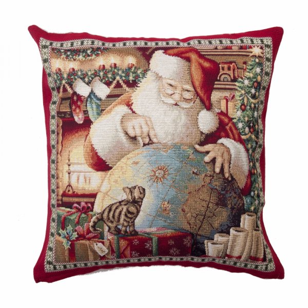 Χριστουγεννιάτικη Διακοσμητική Μαξιλαροθήκη 8917 Dimeco