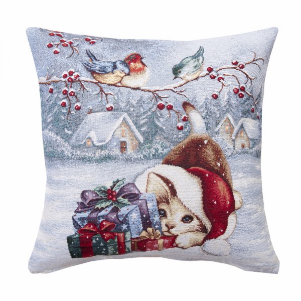 Χριστουγεννιάτικη Διακοσμητική Μαξιλαροθήκη 8933 Dimeco