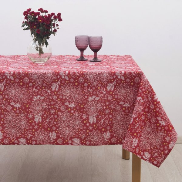 Χριστουγεννιάτικο Τραπεζομάντηλο (135x135) Bells Dimeco