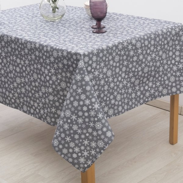 Χριστουγεννιάτικο Τραπεζομάντηλο (135x135) 8581 Gray Dimeco