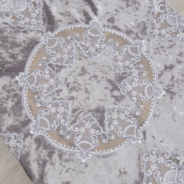 Καρέ Βελούδο (85x85) 9113 Gray Dimeco