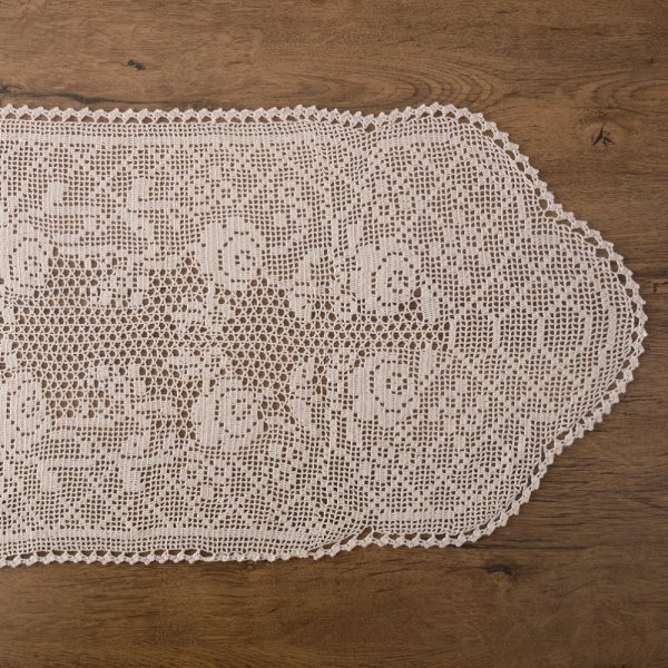 Τραβέρσα Χειροποίητη (30x75) 1178 Ecru Dimeco