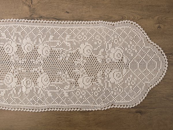 Τραβέρσα Χειροποίητη (38x115) 1178 Ecru Dimeco