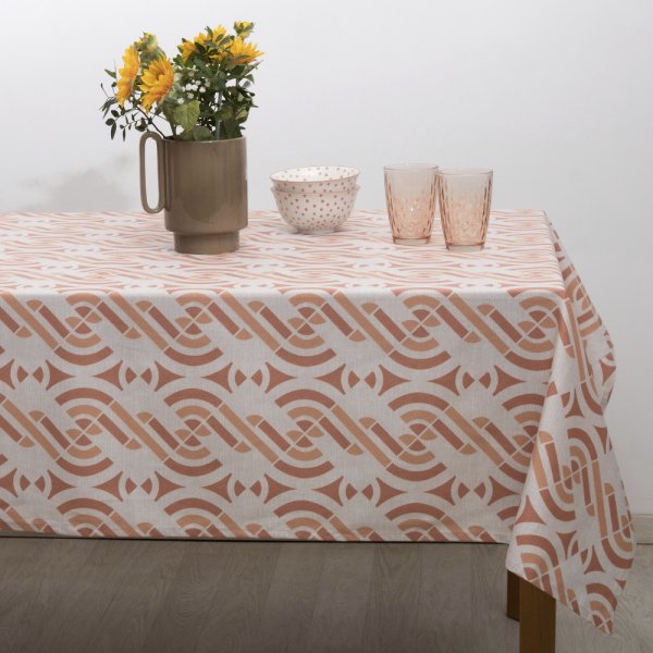 Τραπεζομάντηλο (135x180) Nora Terracotta Dimeco