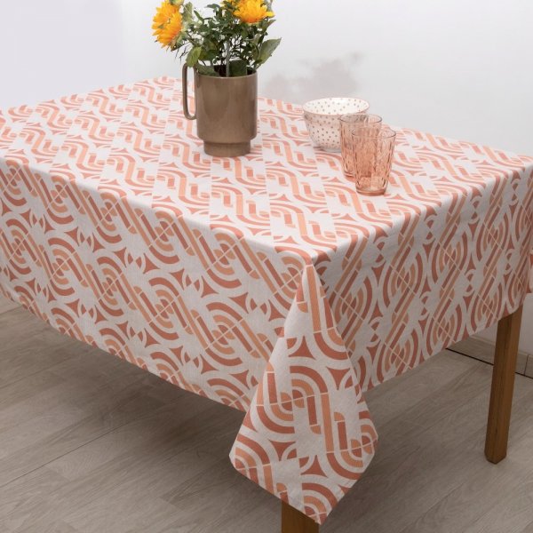Τραπεζομάντηλο (135x180) Nora Terracotta Dimeco