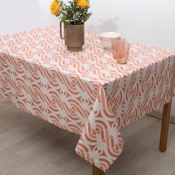 Τραπεζομάντηλο (140x260) Nora Terracotta Dimeco