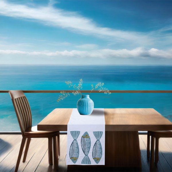 Τραβέρσα (40x170) ZY-1258 Petrol Dimeco