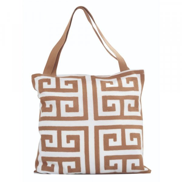 Τσάντα Θαλάσσης ZY-1255 Beige Dimeco