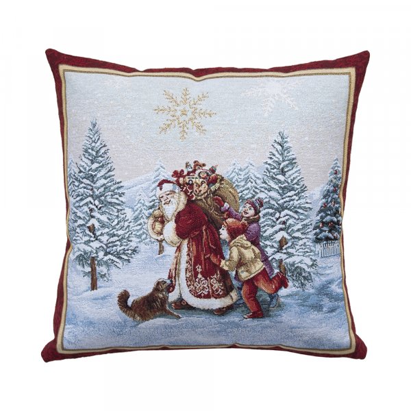 Χριστουγεννιάτικη Διακοσμητική Μαξιλαροθήκη 8956 Dimeco