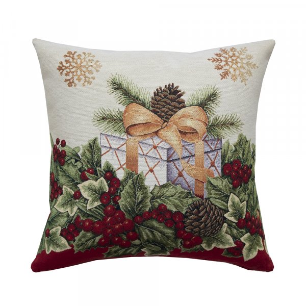 Χριστουγεννιάτικη Διακοσμητική Μαξιλαροθήκη 8958 Dimeco