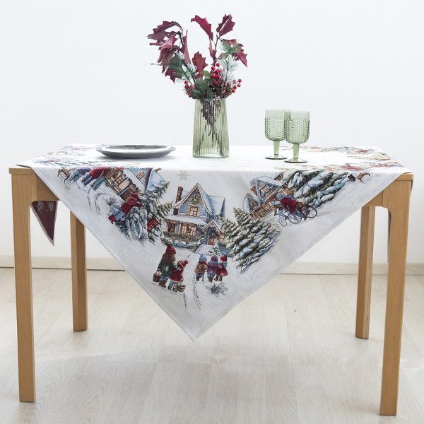 Χριστουγεννιάτικο Τραπεζομάντηλο (140x140) 8960 Dimeco