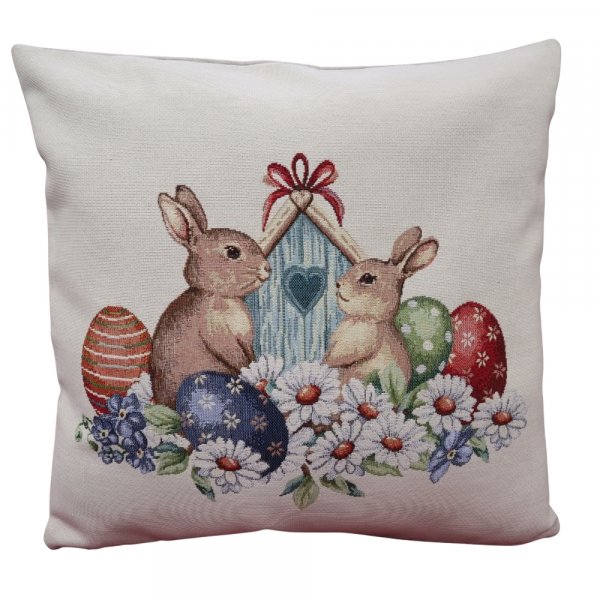 Πασχαλινή Διακοσμητική Μαξιλαροθήκη (45x45) Easter Twix Dimeco