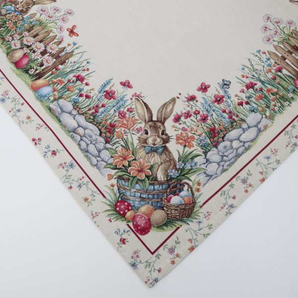 Πασχαλινό Τραπεζομάντηλο (140x140) Easter Flop Dimeco
