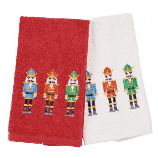 Σετ Χριστουγεννιάτικα Ποτηρόπανα (2τμχ) 0810 Das Home