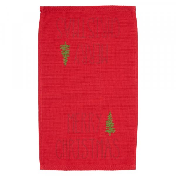 Σετ Χριστουγεννιάτικα Ποτηρόπανα (2τμχ) 0816 Das Home