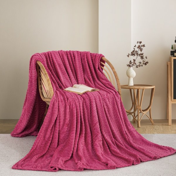 Κουβέρτα Fleece Ημίδιπλη 550 Fuchsia Adam Home