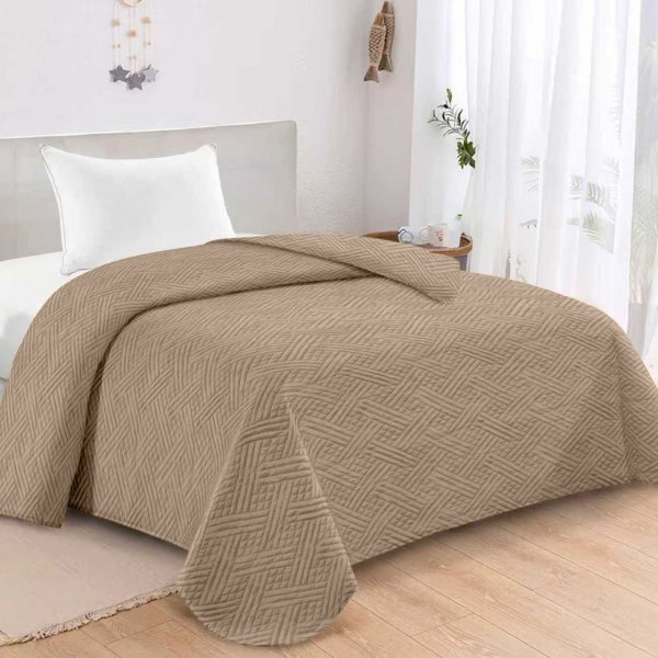 Κουβερλί Μονό Gloria Mocha Adam Home