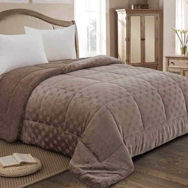 Κουβερτοπάπλωμα Υπέρδιπλο 825 Brown Adam Home