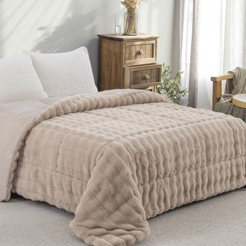 Κουβερτοπάπλωμα Υπέρδιπλο 910 Taupe Adam Home