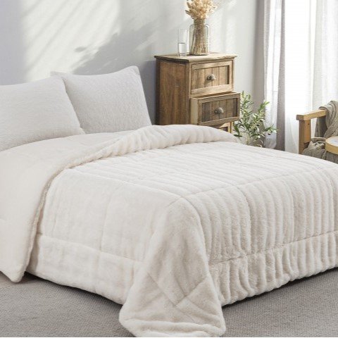 Κουβερτοπάπλωμα Υπέρδιπλο 920 White Adam Home