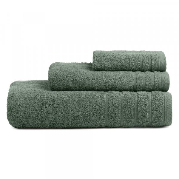 Σετ Πετσέτες Μπάνιου (3τμχ) Green 71 (500Gsm) Adam Home