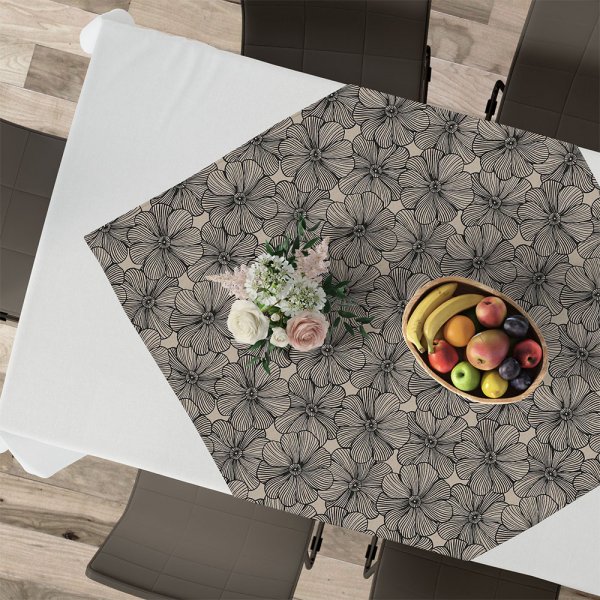 Καρέ (90x90) Diva 850 BLack Lino Home