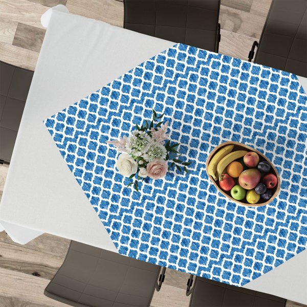 Καρέ (90x90) Cell 601 Blue Lino Home