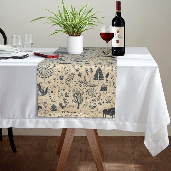 Τραβέρσα Kettu 601 Blue Lino Home