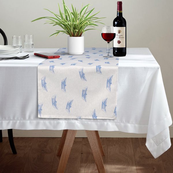 Τραβέρσα Paper Boat 601 Blue Lino Home
