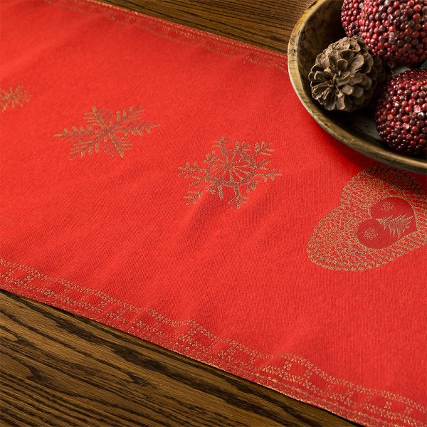 Χριστουγεννιάτικη Τραβέρσα Taess Lino Home