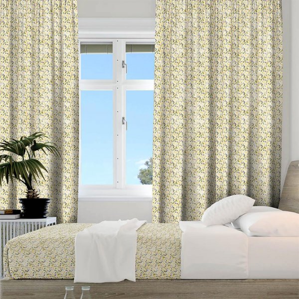 Κουρτίνα (150x275) Με Τρέσα Binigaus 201 Gold Lino Home