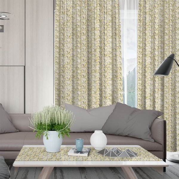 Κουρτίνα (150x275) Με Τρέσα Binigaus 201 Gold Lino Home
