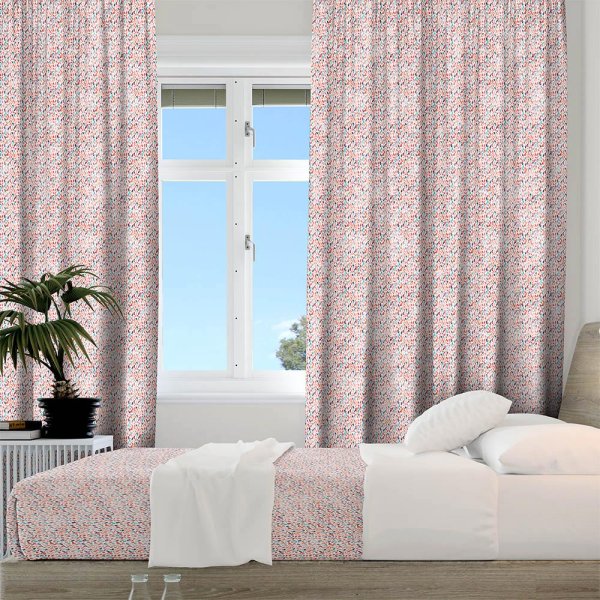Κουρτίνα (150x275) Με Τρέσα Binigaus 401 Pink Lino Home