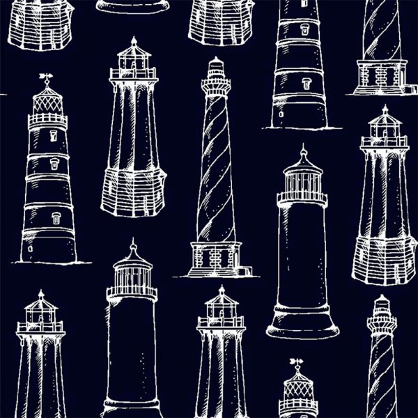 Κουρτίνα (150x275) Με Τρέσα Ferrol 602 Dark Blue Lino Home