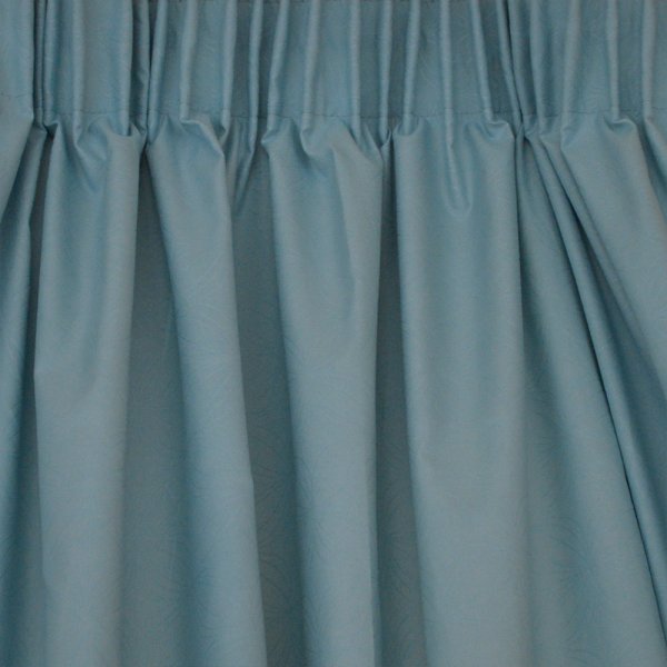 Κουρτίνα (140x235) Με Τρέσα Emb Karen Light Petrol Lino Home