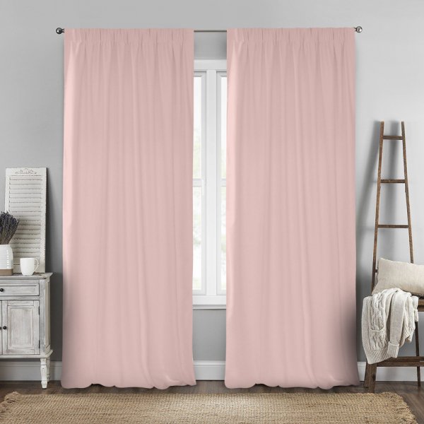 Κουρτίνα (140x280) Με Τρέσα Renas 97 Pink Lino Home