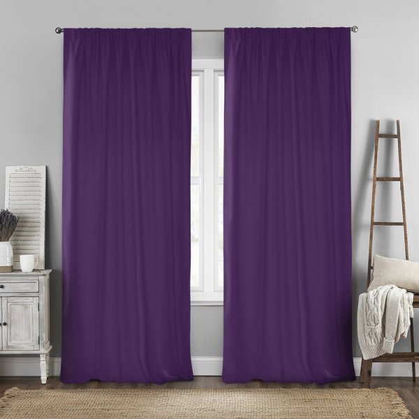Κουρτίνα (140x280) Με Τρέσα Renas 98 Amethyst Lino Home