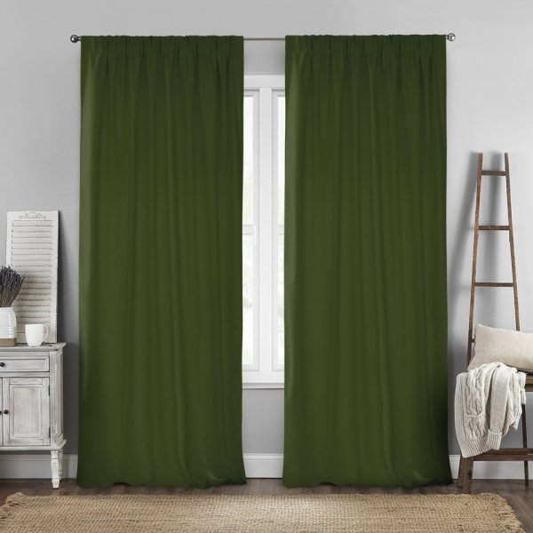 Κουρτίνα (140x280) Με Τρέσα Renas 17065 Green Lino Home