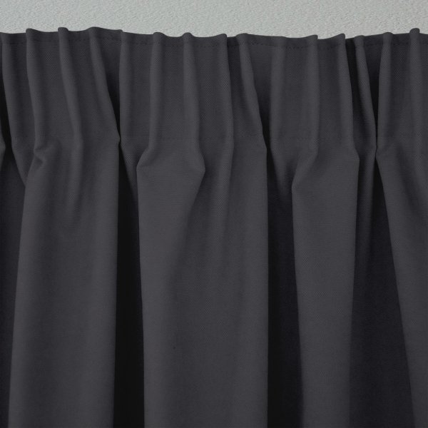 Κουρτίνα (140x280) Με Τρέσα Renas 17075 Dark Gray Lino Home