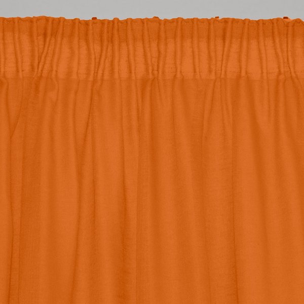 Κουρτίνα (145x295) Με Τρέσα Line 503 Orange Lino Home