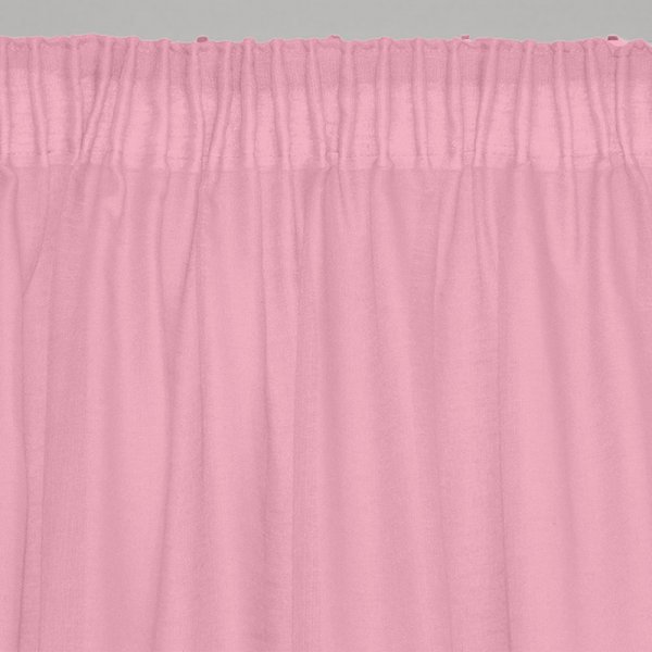 Κουρτίνα (145x295) Με Τρέσα Line 301 Pink Lino Home