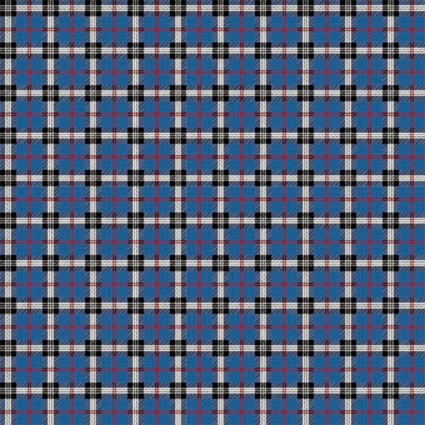 Κουρτίνα (135x270) Με Τρέσα Tartan 602 Blue Lino Home