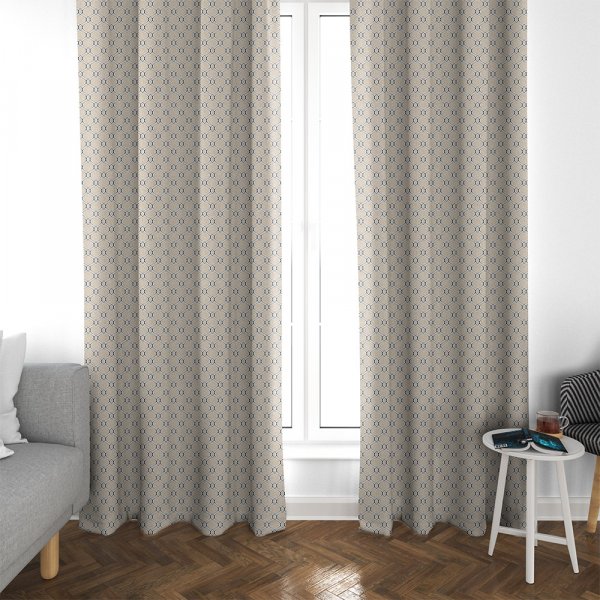 Κουρτίνα (135x270) Με Τρέσα Laertes 101 Beige Lino Home