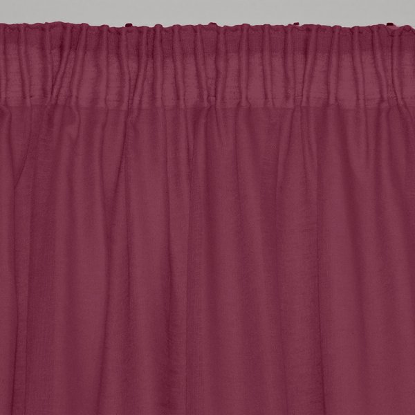 Κουρτίνα (300x295) Με Τρέσα Line 304 Burgundy Lino Home