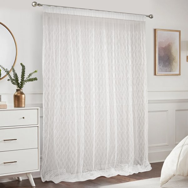 Κουρτίνα (300x280) Με Τρέσα Grumo White Lino Home